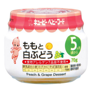 hoa quả nghiền kewpie 5m vị đào, nho