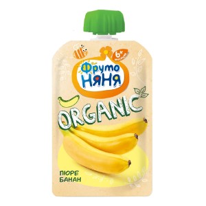 hoa quả nghiền organic fruto chuối