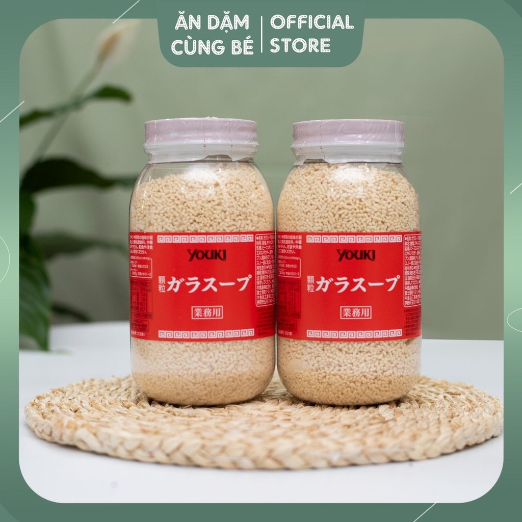 Gia vị hạt nêm ăn dặm cho bé trên 1 tuổi chính hãng YOUKI