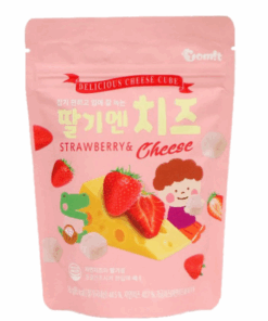 Phô mai hoa quả sấy lạnh Yomit vị dâu ăn dặm cho bé từ 6 tháng tuổi