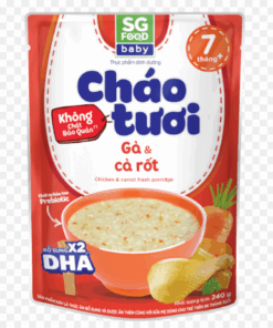 Cháo tươi SG Food Gà cà rốt 7m+