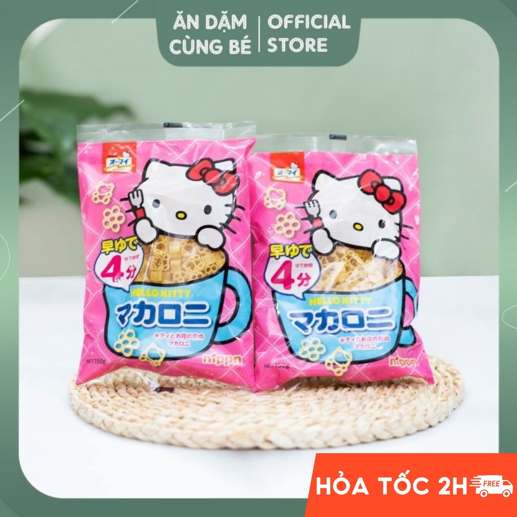 Mì Nui Hello Kitty Nhật Bản Hình Thú Dễ Thương Cho Bé Ăn Dặm Cho Trẻ Từ 9 Tháng