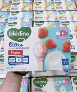 Sữa chua nguội Bledina vị dâu nhập khẩu chính hãng cho bé từ 6 tháng