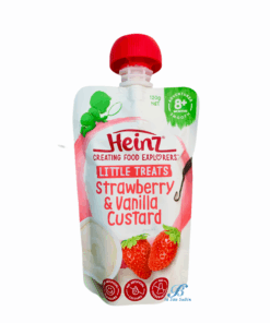 Váng sữa Heinz CUSTARD Úc vị dâu cho bé từ 8 tháng tuổi