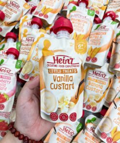 Váng sữa Heinz CUSTARD Úc vị vani cho bé từ 6 tháng tuổi