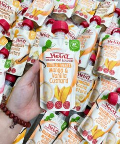 Váng sữa Heinz CUSTARD Úc vị xoài cho bé từ 8 tháng tuổi