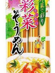 Mì somen rau củ Nhật ăn dặm cho bé Itsuki chính hãng, mỳ ngũ sắc ăn dặm cho bé