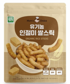 Bánh gạo ăn dặm hữu cơ Mom's Choice hình que vị đậu nành cho bé từ 6m+