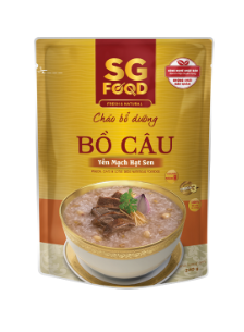 Cháo tươi SG Food Bồ câu yến mạch hạt sen 1y+