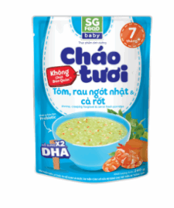 Cháo tươi SG Food Deli Tôm rau ngót 1y+