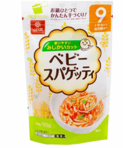 Mỳ Spaghetti ăn dặm cho bé HAKUBAKU Nhật cho bé 9 tháng