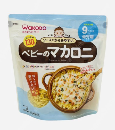 Nui Macaroni Wakodo Nhật Bản Tách Muối Dinh Dưỡng Cho Bé Từ 9 Tháng Tuổi