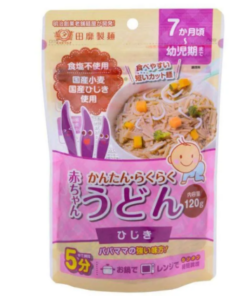 Mì AKACHAN rau củ tách muối Nhật cho bé ăn dặm vị rong biển từ 7 tháng tuổi