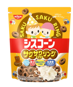 Ngũ cốc ăn dặm dinh dưỡng Nissin Big Choco dạng vòng 150g cho bé từ 18 tháng