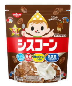 Ngũ cốc ăn dặm dinh dưỡng Nissin Big Socola miếng 200g cho bé từ 18 tháng