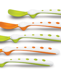 Thìa muỗng ăn dặm cho bé đầu mềm NUK có đế gác an toàn tiện dụng chính hãng