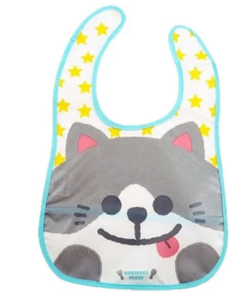 Yếm ăn dặm cho bé hình mèo