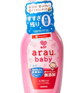 Nước rửa bình sữa Arau Baby Nhật Bản cho bé dạng chai 500ml