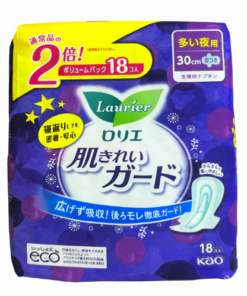 Băng vệ sinh BVS Laurier Nhật ban đêm có cánh 18m