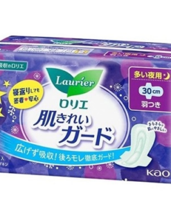 Băng vệ sinh BVS Laurier Nhật ban đêm có cánh gói 9 miếng Nhật tím