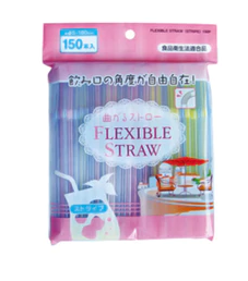 Set 150 ống hút nhựa Flexible Straw Nhật Bản nhiều màu an toàn cho bé và gia đình chất lượng cao chính hãng